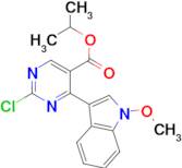 Isopropyl 2-chloro-4-(1-methoxy-1H-indol-3-yl)pyrimidine-5-carboxylate