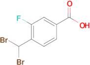 4-(Dibromomethyl)-3-fluorobenzoic acid