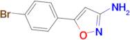 5-(4-Bromophenyl)isoxazol-3-amine