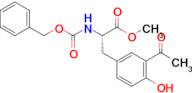 Methyl (S)-3-(3-acetyl-4-hydroxyphenyl)-2-(((benzyloxy)carbonyl)amino)propanoate