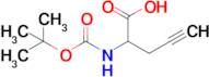 2-((tert-Butoxycarbonyl)amino)pent-4-ynoic acid