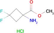 Methyl 1-amino-3,3-difluorocyclobutane-1-carboxylate hydrochloride