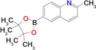 2-Methyl-6-(4,4,5,5-tetramethyl-1,3,2-dioxaborolan-2-yl)quinoline