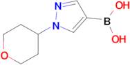 (1-(Tetrahydro-2H-pyran-4-yl)-1H-pyrazol-4-yl)boronic acid