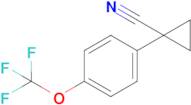 1-(4-(Trifluoromethoxy)phenyl)cyclopropane-1-carbonitrile