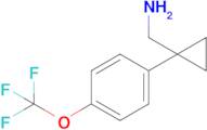 (1-(4-(Trifluoromethoxy)phenyl)cyclopropyl)methanamine