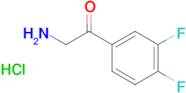 2-Amino-1-(3,4-difluorophenyl)ethan-1-one hydrochloride