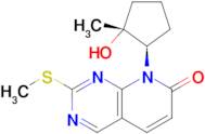 8-((1R,2R)-2-Hydroxy-2-methylcyclopentyl)-2-(methylthio)pyrido[2,3-d]pyrimidin-7(8H)-one