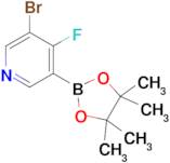 3-Bromo-4-fluoro-5-(4,4,5,5-tetramethyl-1,3,2-dioxaborolan-2-yl)pyridine