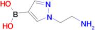 (1-(2-Aminoethyl)-1H-pyrazol-4-yl)boronic acid