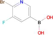 (6-Bromo-5-fluoropyridin-3-yl)boronic acid