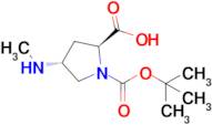 (2S,4R)-1-(tert-Butoxycarbonyl)-4-(methylamino)pyrrolidine-2-carboxylic acid