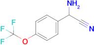2-Amino-2-(4-(trifluoromethoxy)phenyl)acetonitrile