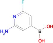 (2-Amino-6-fluoropyridin-4-yl)boronic acid