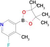 3-Fluoro-4-methyl-5-(4,4,5,5-tetramethyl-1,3,2-dioxaborolan-2-yl)pyridine