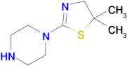 5,5-Dimethyl-2-(piperazin-1-yl)-4,5-dihydrothiazole