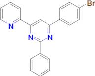 4-(4-Bromophenyl)-2-phenyl-6-(pyridin-2-yl)pyrimidine