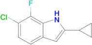 6-Chloro-2-cyclopropyl-7-fluoro-1H-indole