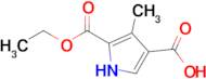 5-(Ethoxycarbonyl)-4-methyl-1H-pyrrole-3-carboxylic acid