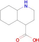 Decahydroquinoline-4-carboxylic acid