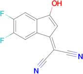 2-(5,6-difluoro-3-hydroxy-1H-inden-1-ylidene)propanedinitrile