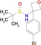 N-(3-(4-Bromophenyl)oxetan-3-yl)-2-methylpropane-2-sulfinamide