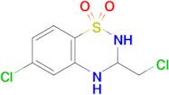 6-Chloro-3-(chloromethyl)-3,4-dihydro-2H-benzo[e][1,2,4]thiadiazine 1,1-dioxide