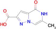 6-Methyl-4-oxo-4,5-dihydropyrazolo[1,5-a]pyrazine-2-carboxylic acid