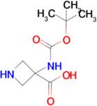 3-((tert-Butoxycarbonyl)amino)azetidine-3-carboxylic acid