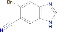 5-bromo-1H-1,3-benzodiazole-6-carbonitrile