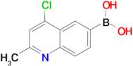 (4-Chloro-2-methylquinolin-6-yl)boronic acid