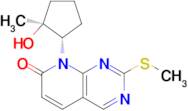 8-((1S,2S)-2-Hydroxy-2-methylcyclopentyl)-2-(methylthio)pyrido[2,3-d]pyrimidin-7(8H)-one