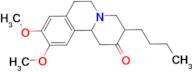 3-Butyl-9,10-dimethoxy-1,3,4,6,7,11b-hexahydro-2H-pyrido[2,1-a]isoquinolin-2-one