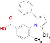 4-Methyl-3-(2-methyl-5-phenyl-1h-pyrrol-1-yl)benzoic acid