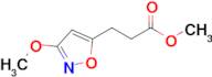 Methyl 3-(3-methoxyisoxazol-5-yl)propanoate