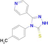 4-(4-methylphenyl)-3-(pyridin-4-yl)-4,5-dihydro-1H-1,2,4-triazole-5-thione