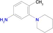 4-Methyl-3-(1-piperidinyl)aniline