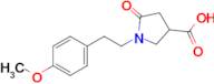 1-[2-(4-Methoxyphenyl)ethyl]-5-oxo-3-pyrrolidinecarboxylic acid