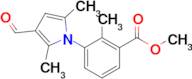 Methyl 3-(3-formyl-2,5-dimethyl-1h-pyrrol-1-yl)-2-methylbenzoate