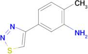 2-Methyl-5-(1,2,3-thiadiazol-4-yl)phenylamine