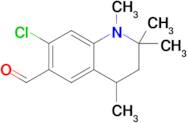 7-Chloro-1,2,2,4-tetramethyl-1,2,3,4-tetrahydroquinoline-6-carbaldehyde