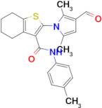 2-(3-Formyl-2,5-dimethyl-1h-pyrrol-1-yl)-n-p-tolyl-4,5,6,7-tetrahydrobenzo[b]thiophene-3-carboxami…