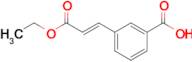 3-[(1E)-3-ethoxy-3-oxoprop-1-enyl]benzoic acid