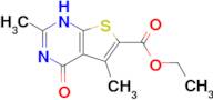 ethyl 2,5-dimethyl-4-oxo-1H,4H-thieno[2,3-d]pyrimidine-6-carboxylate