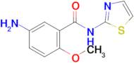 5-Amino-2-methoxy-n-(1,3-thiazol-2-yl)benzamide