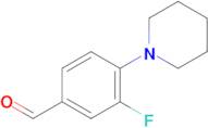 3-Fluoro-4-(1-piperidinyl)benzaldehyde