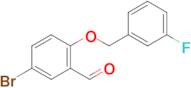 5-Bromo-2-[(3-fluorobenzyl)oxy]benzaldehyde