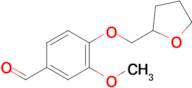 3-Methoxy-4-(tetrahydro-2-furanylmethoxy)benzaldehyde