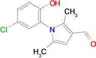 1-(5-Chloro-2-hydroxyphenyl)-2,5-dimethyl-1h-pyrrole-3-carbaldehyde