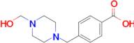 4-{[4-(Hydroxymethyl)-1-piperazinyl]methyl}benzoic acid